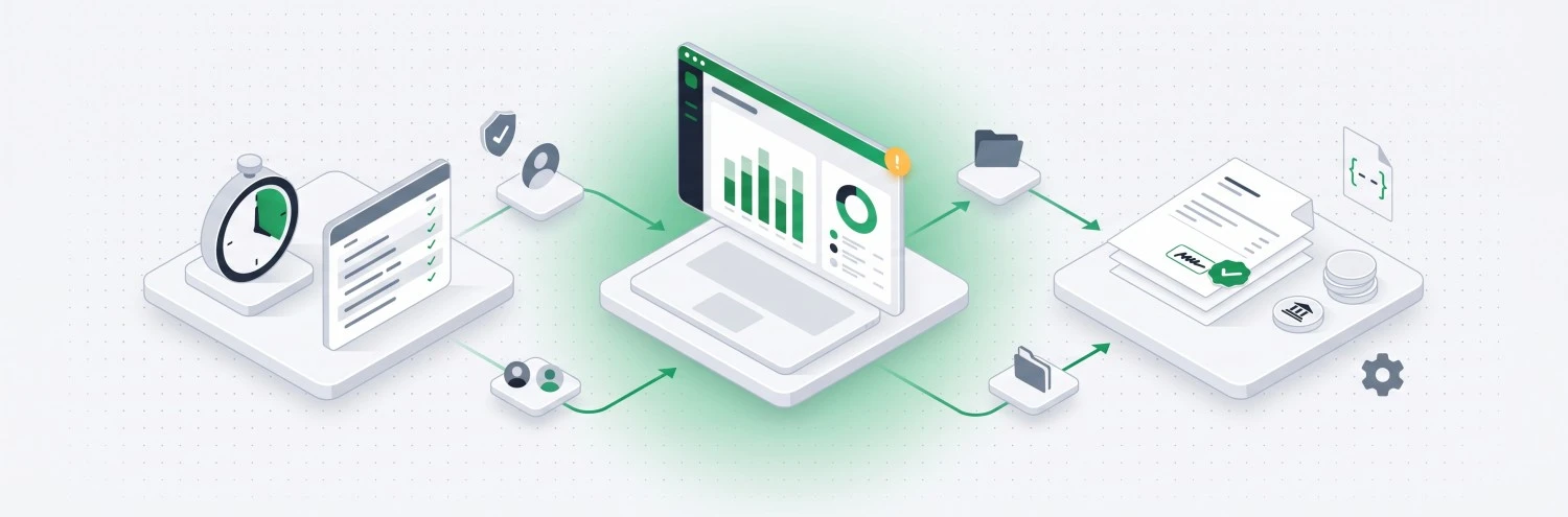 time tracking & e-invoices